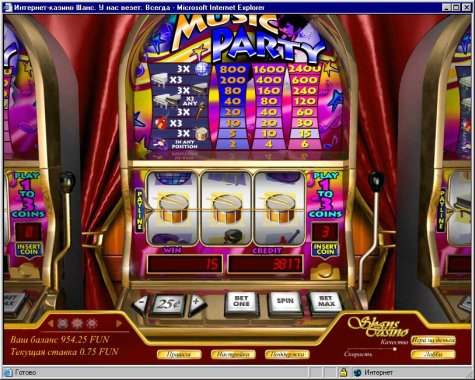 Игровые автоматы в казино Шанс